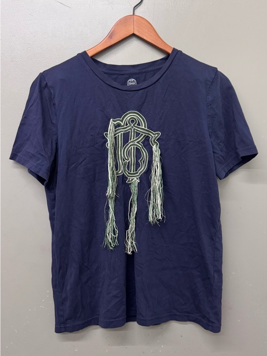 Tory Burch Tops - Tory Burch Buddy Logo Tee Top T-Shirt Navy Large